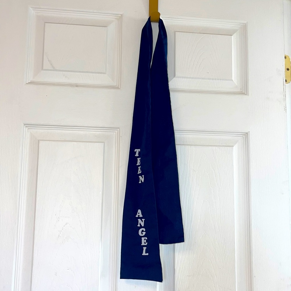 Vintage “Teen Angel” sash stole